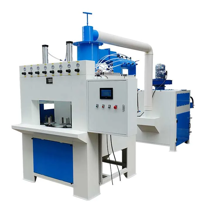 Automatic Rotary Turntable Batch Sand Blasting Machine