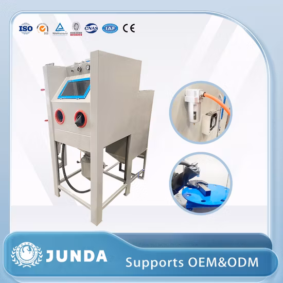Tumble Basket Sandblaster, Automatic Drum Sand Blasting Machine