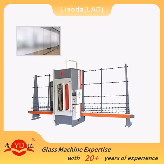 Vertical Type Glass Sand Blasting Machine in China