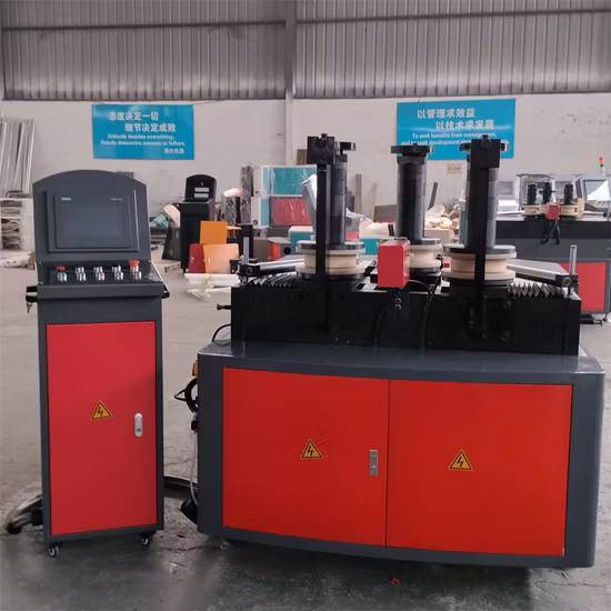 Máquina de rolamento de perfil de aço quadrado hidráulico da China Máquina de rolamento de perfil de seção de placa de aço com barra de aço de boa qualidade Máquina de dobra de canal Curvadora de tubo