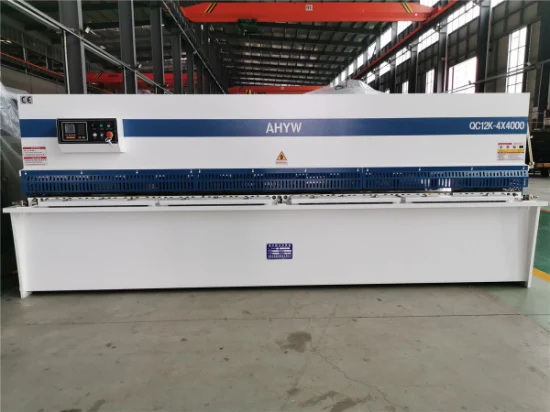 Máquina de corte guilhotina hidráulica CNC Ahyw Anhui Yawei