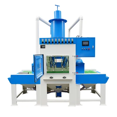 Máquina de Jateamento de Areia Automática de Alta Produtividade, Sistema de Jateamento de Areia Contínuo