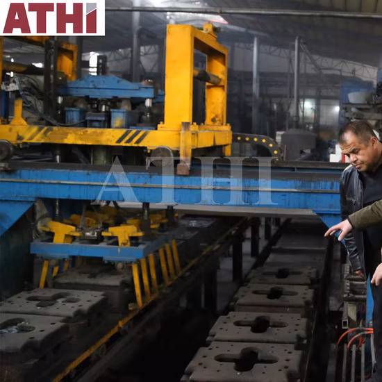 Máquina de Moldagem Dividida Horizontal Deslizante Automática e Linha de Produção Completa para Tratamento de Areia Verde