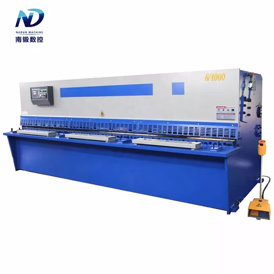 Preço da Máquina de Corte Automático CNC para Chapa de Folha ou Guilhotina Hidráulica