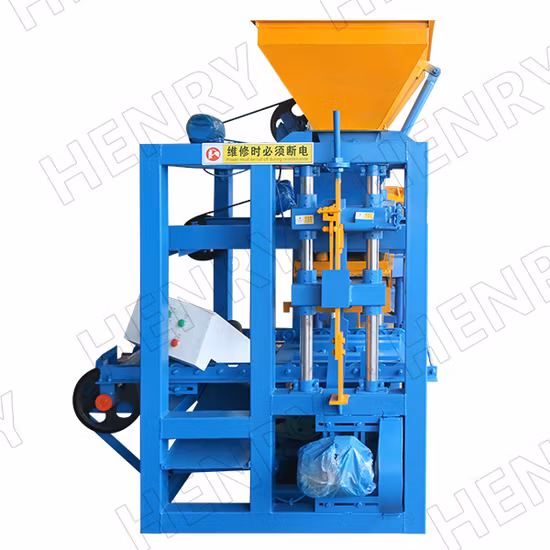 Qt4-24 Máquina para fabricar blocos de concreto cimento areia cinzas volantes