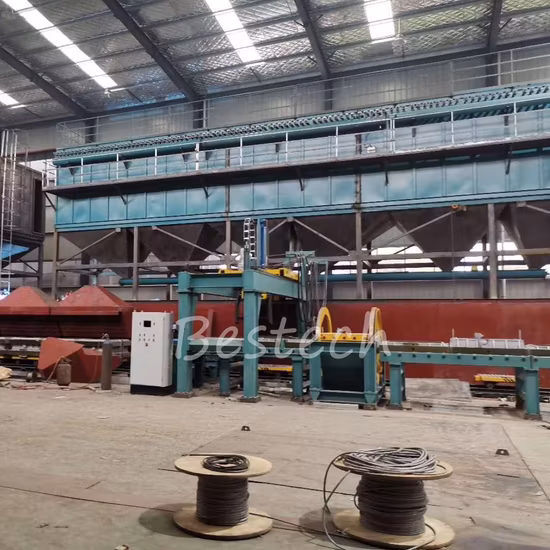 Linha de produção de tratamento de processo de areia verde de argila de fundição para fundição em areia